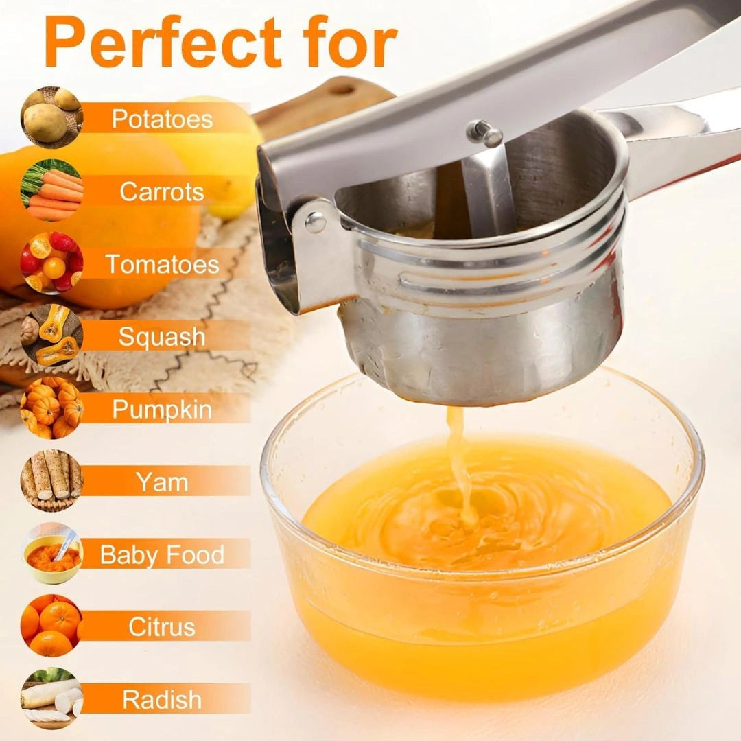 Stainless steel multi-purpose squeezer product