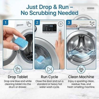 Washing Machine Cleaner Tablets(12 Pcs)