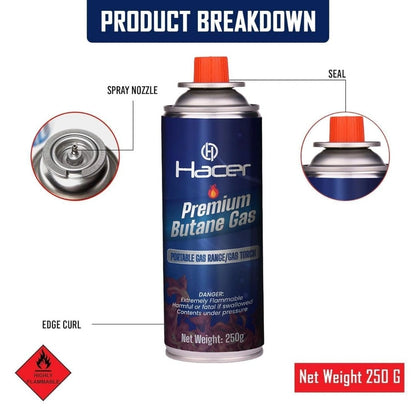 Portable Can for Camping Stove