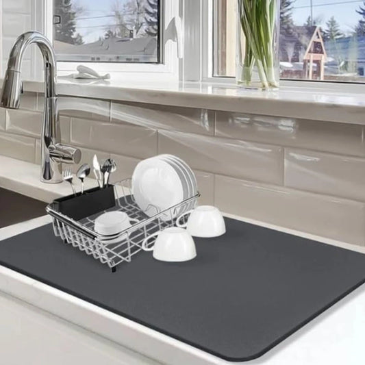 Rubber Water Absorbent Square Drying Mat (Buy 1 Get 1 Free)