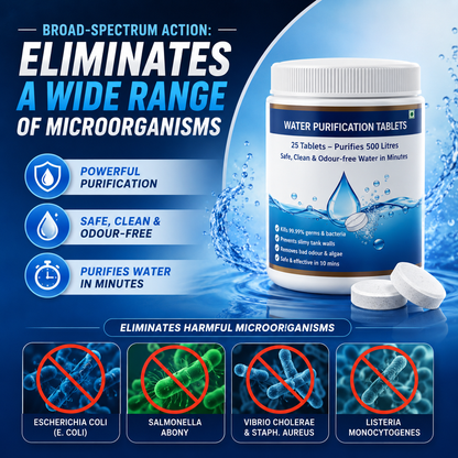 Bundle Of Water Purification tablet And Silicone Sealent