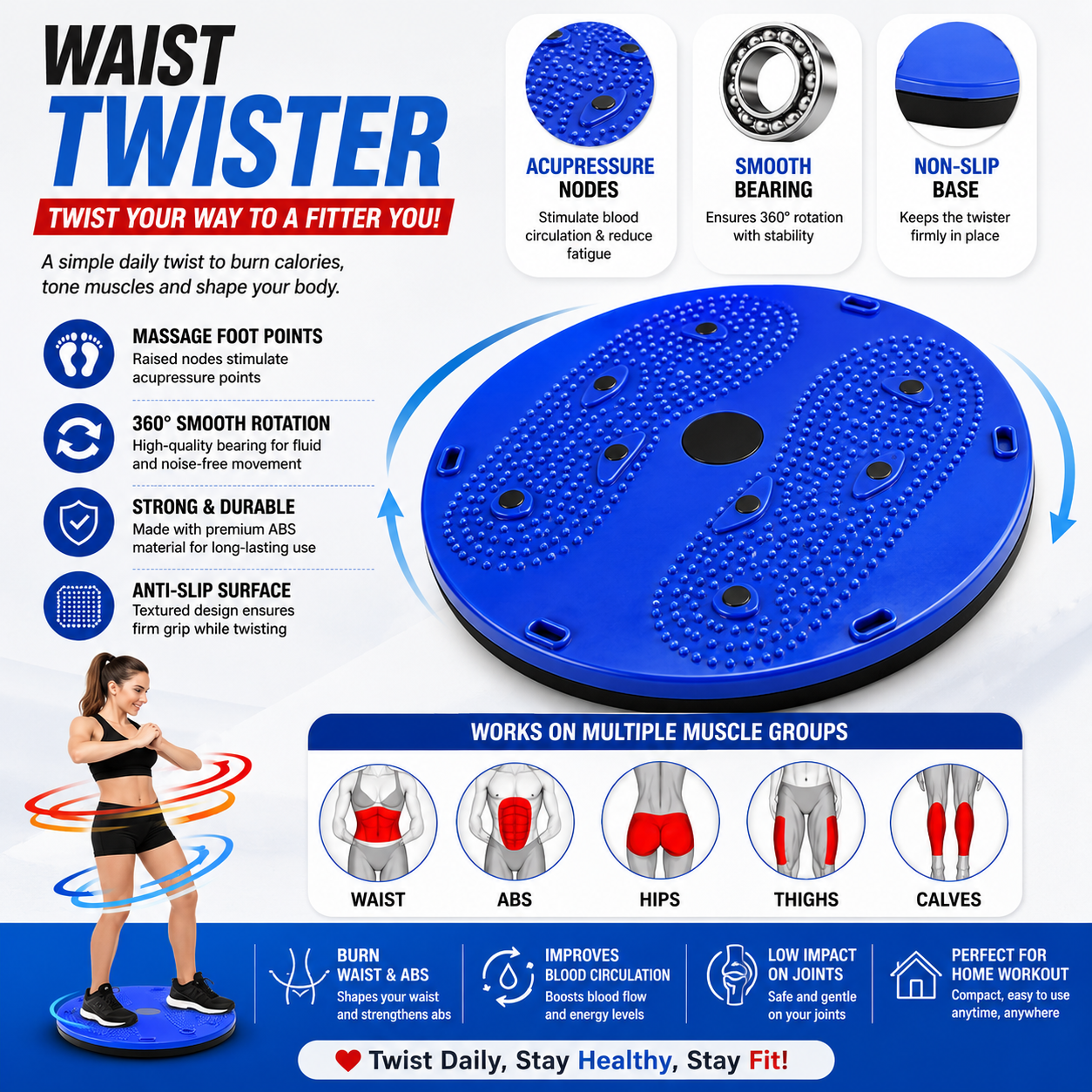 Bundle Of Sweat Belt And Tummy Trimmer