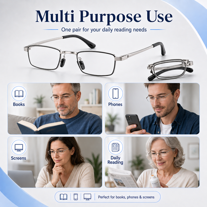 Unbreakable Foldable Reading Glasses
