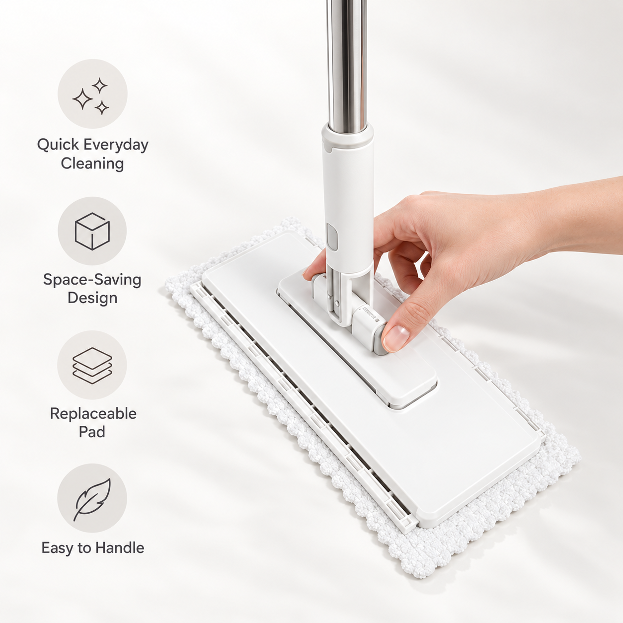 Elegant flat mop benefit showcase