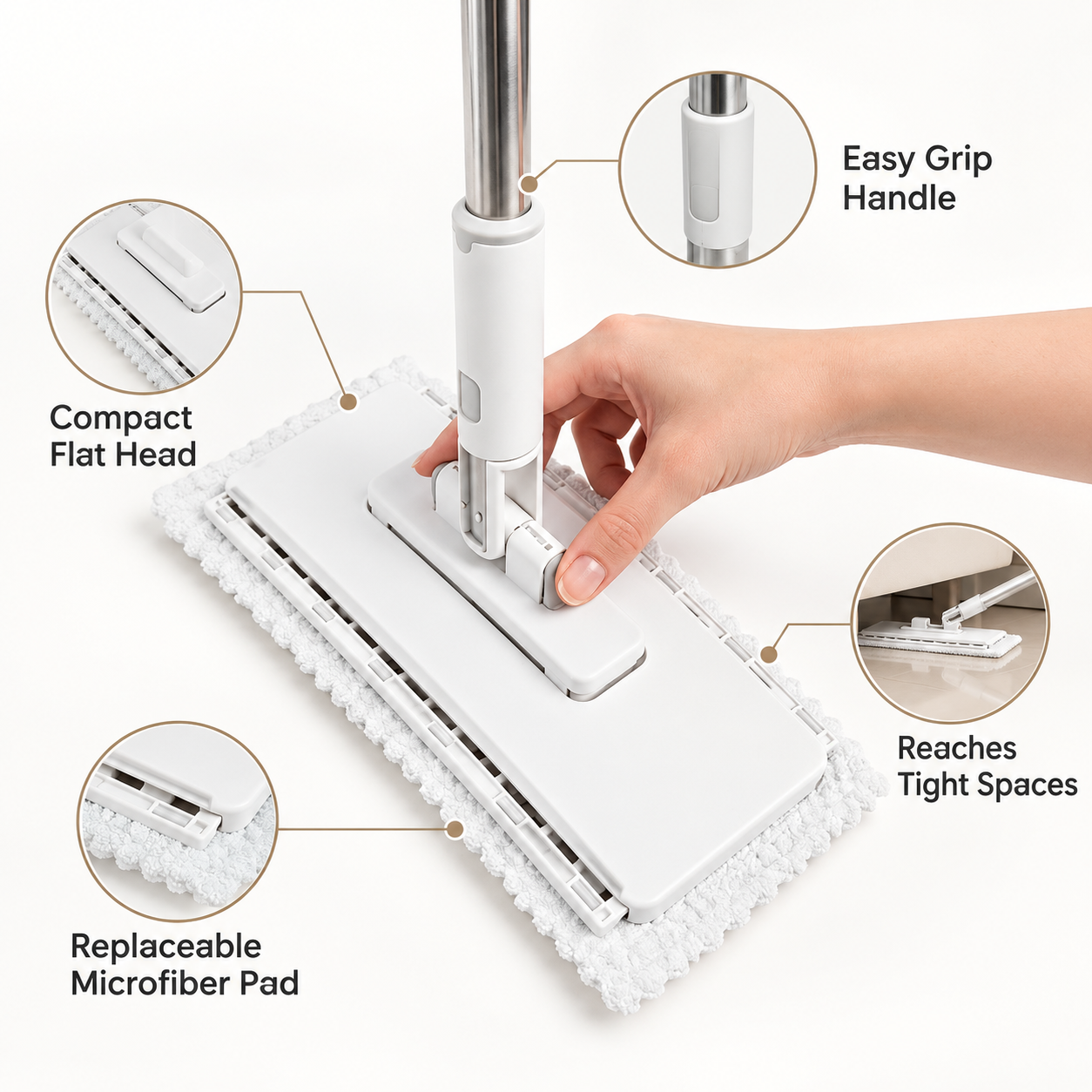 Flat mop feature showcase