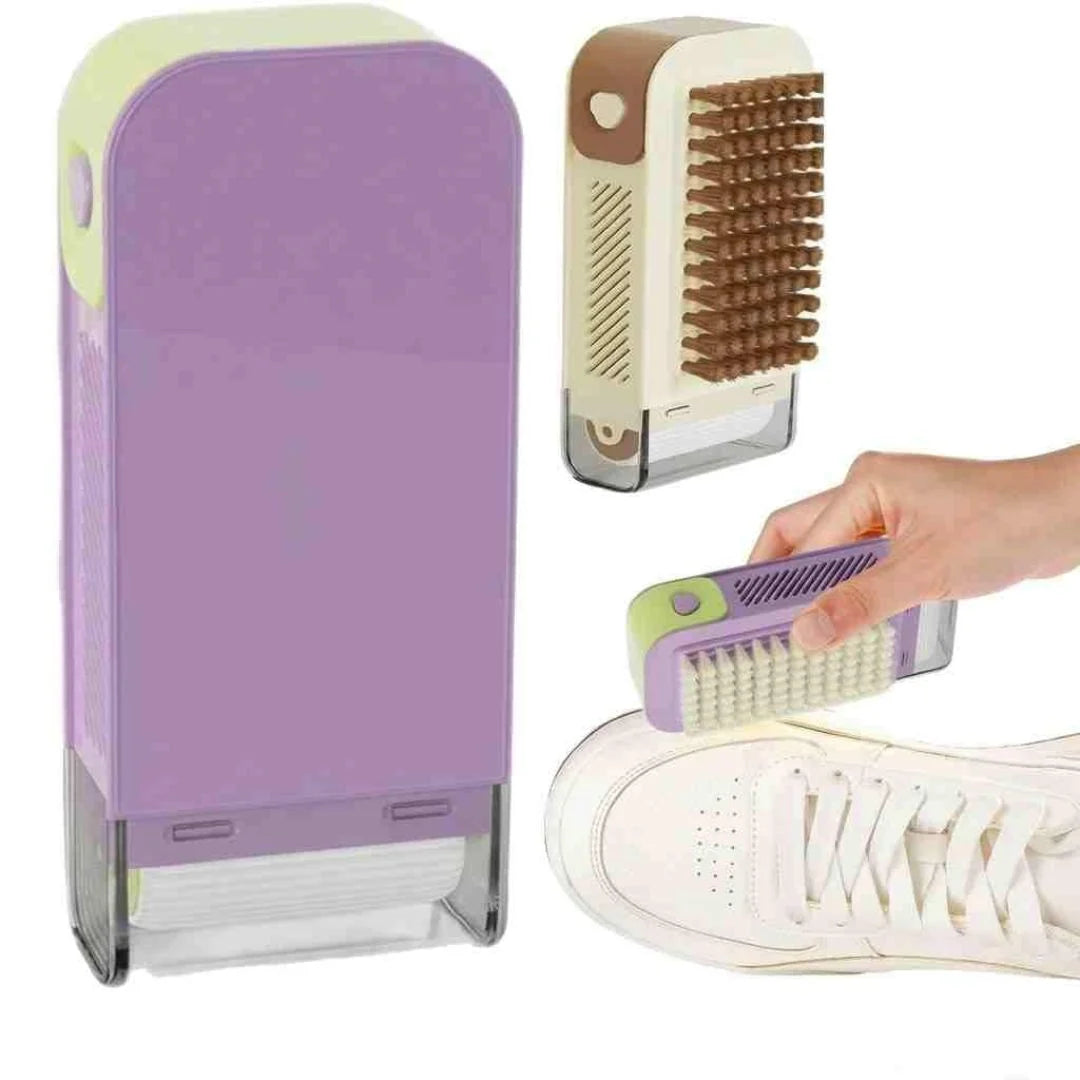 Cloth Washing Brush with Foaming Soap Box