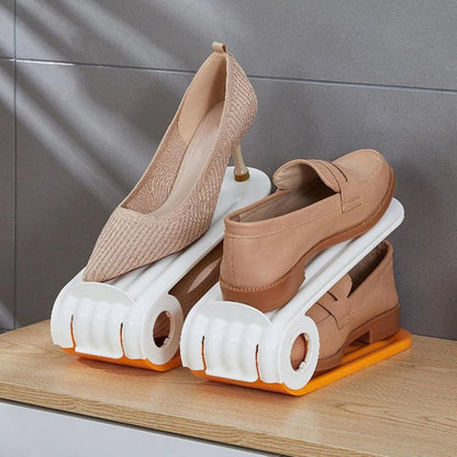 Shoe Slots Space Saver Free Standing Holder