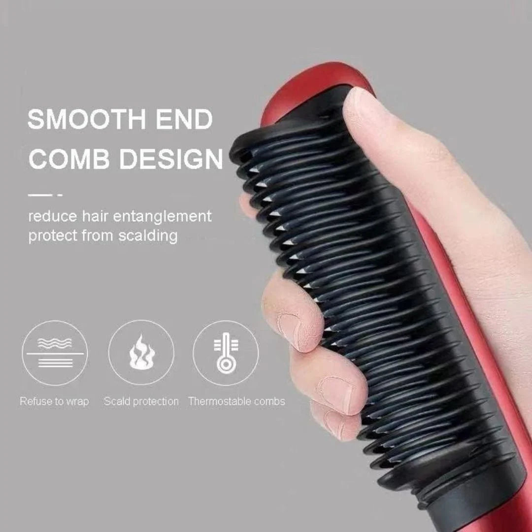 Hair Straightener Comb Brush for Women