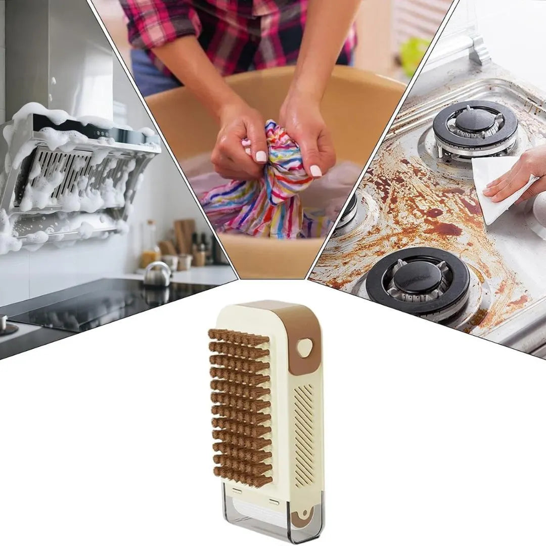 Cloth Washing Brush with Foaming Soap Box