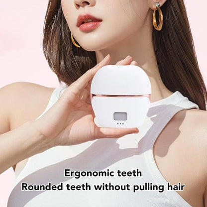 Mini Hair Straightener Brush