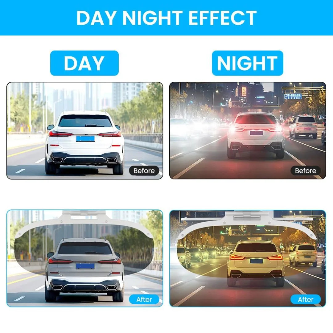Dual-Lens Anti Glare Visor for Car