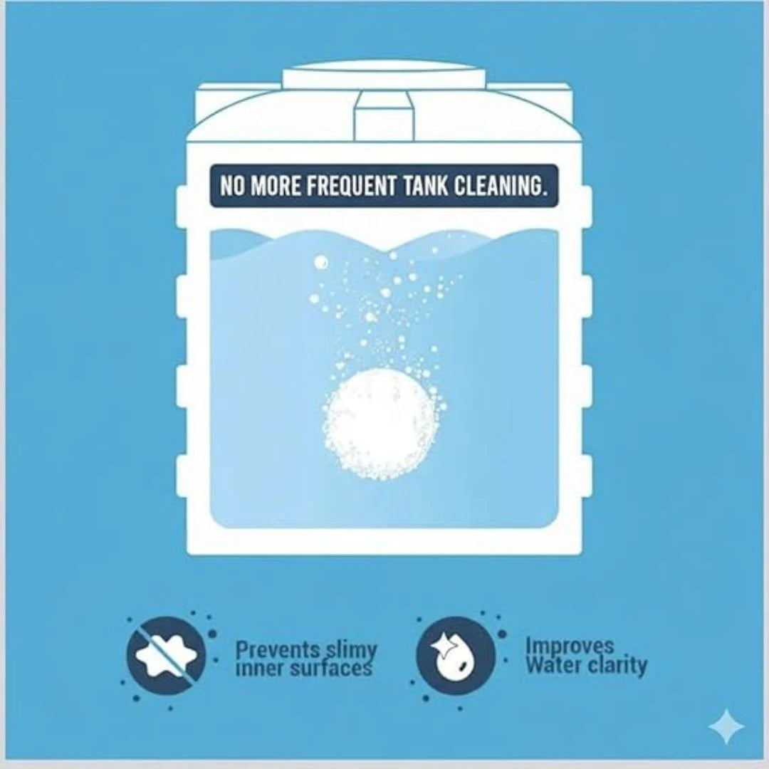 Water purification tablet packaging and product details