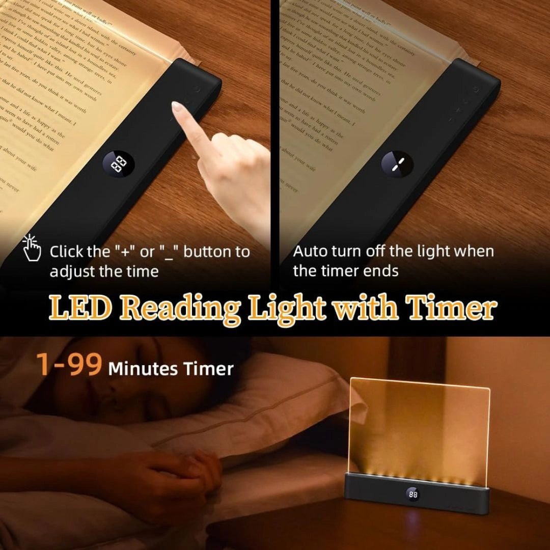 LED Flat Book Lights for Reading in Bed at Night