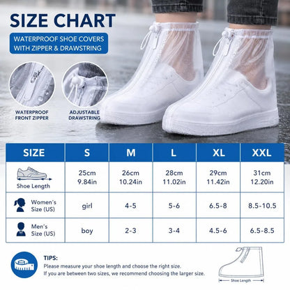 Rainy Day Silicone Shoe Cover for Men