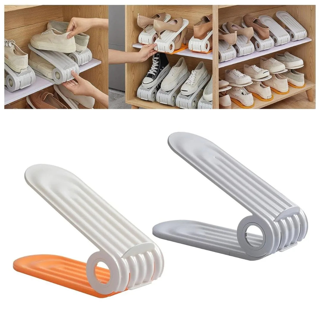 Shoe Slots Space Saver Free Standing Holder