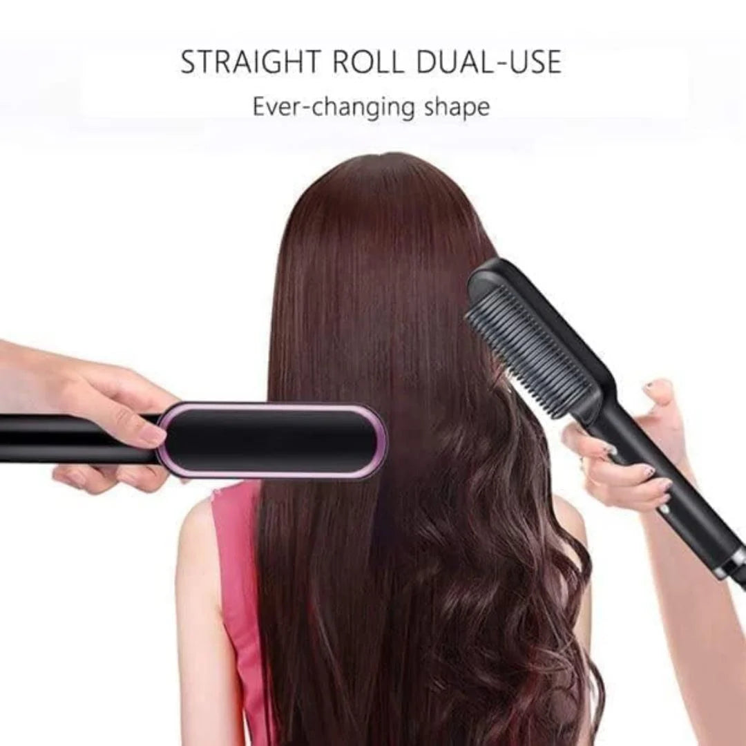 Hair Straightener Comb Brush for Women