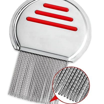 Stainless Steel Lice Comb with Spiral Teeth