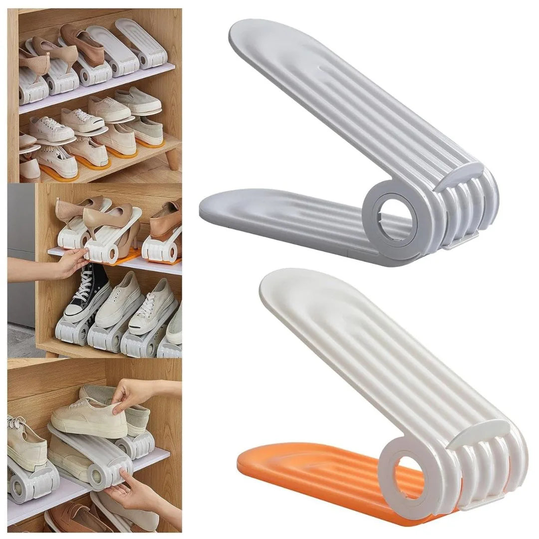 Shoe Slots Space Saver Free Standing Holder