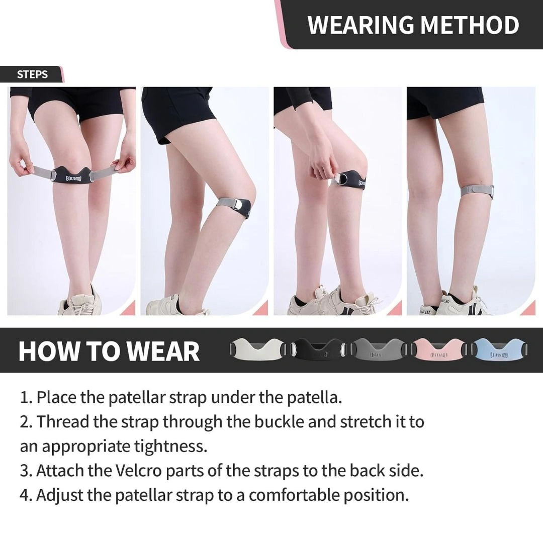 Silicone Patellar Tendon Support Strap