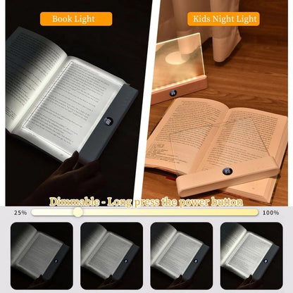 LED Flat Book Lights for Reading in Bed at Night