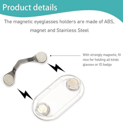 Magnetic Glasses Holder for Spectacles and Eyewear