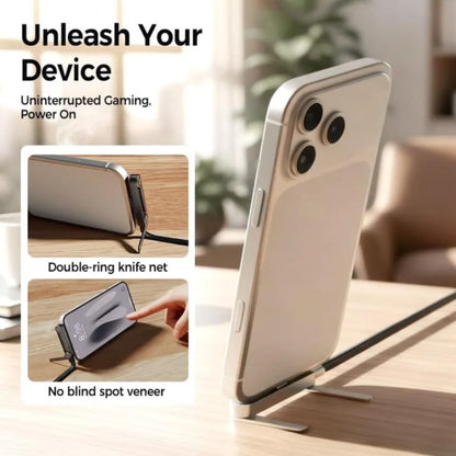 Fast Charging Cable with Foldable Phone Stand