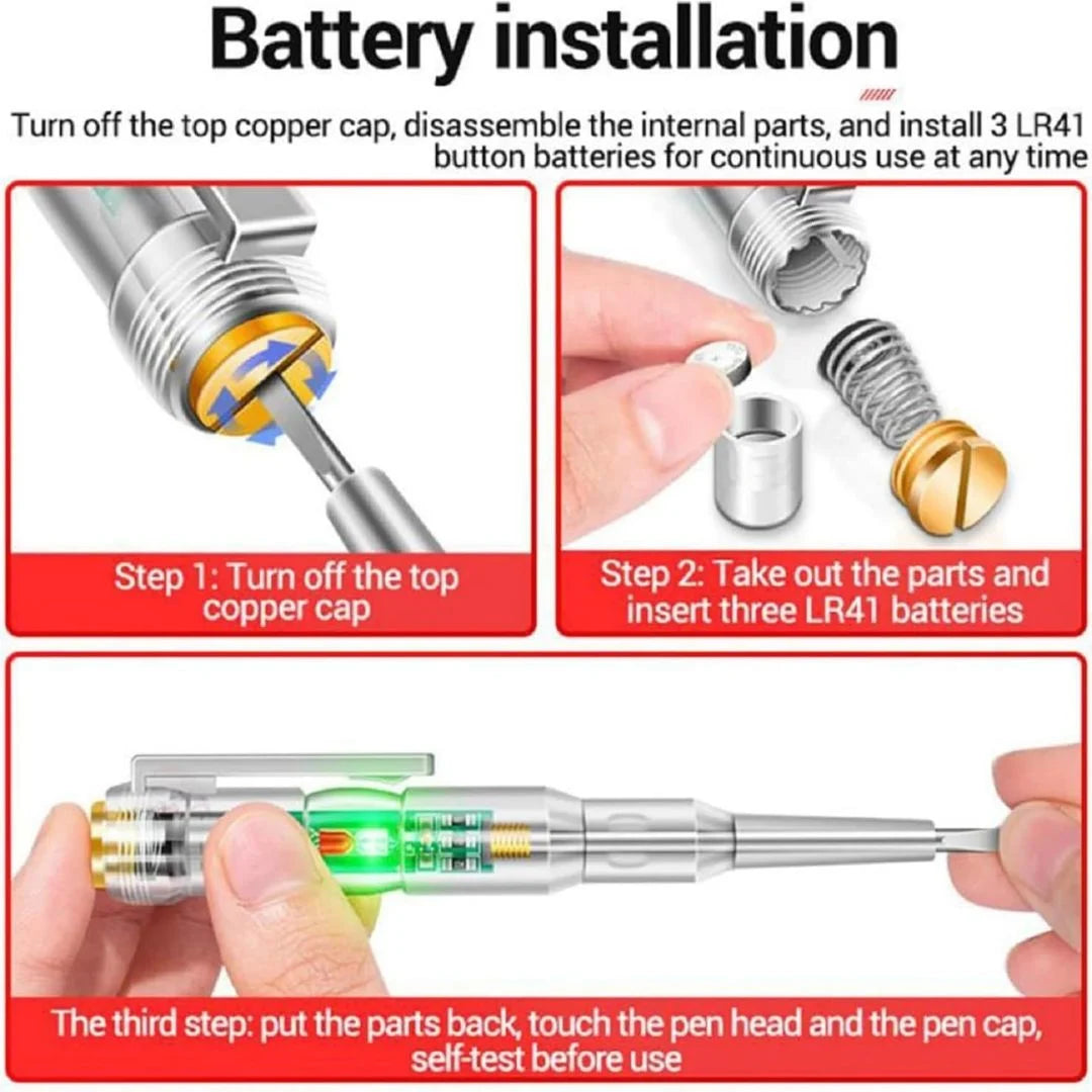 Advanced High-Brightness Intelligent Voltage Tester