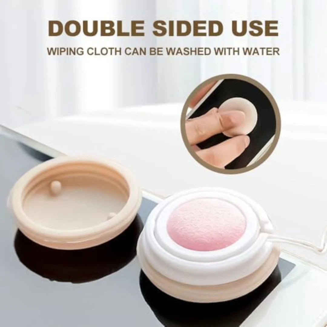 Portable Phone Screen and Eyeglass Brush Cleaner
