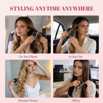 Mini Hair Straightener Brush