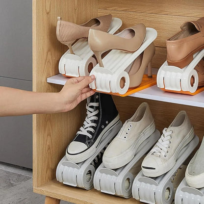 Shoe Slots Space Saver Free Standing Holder