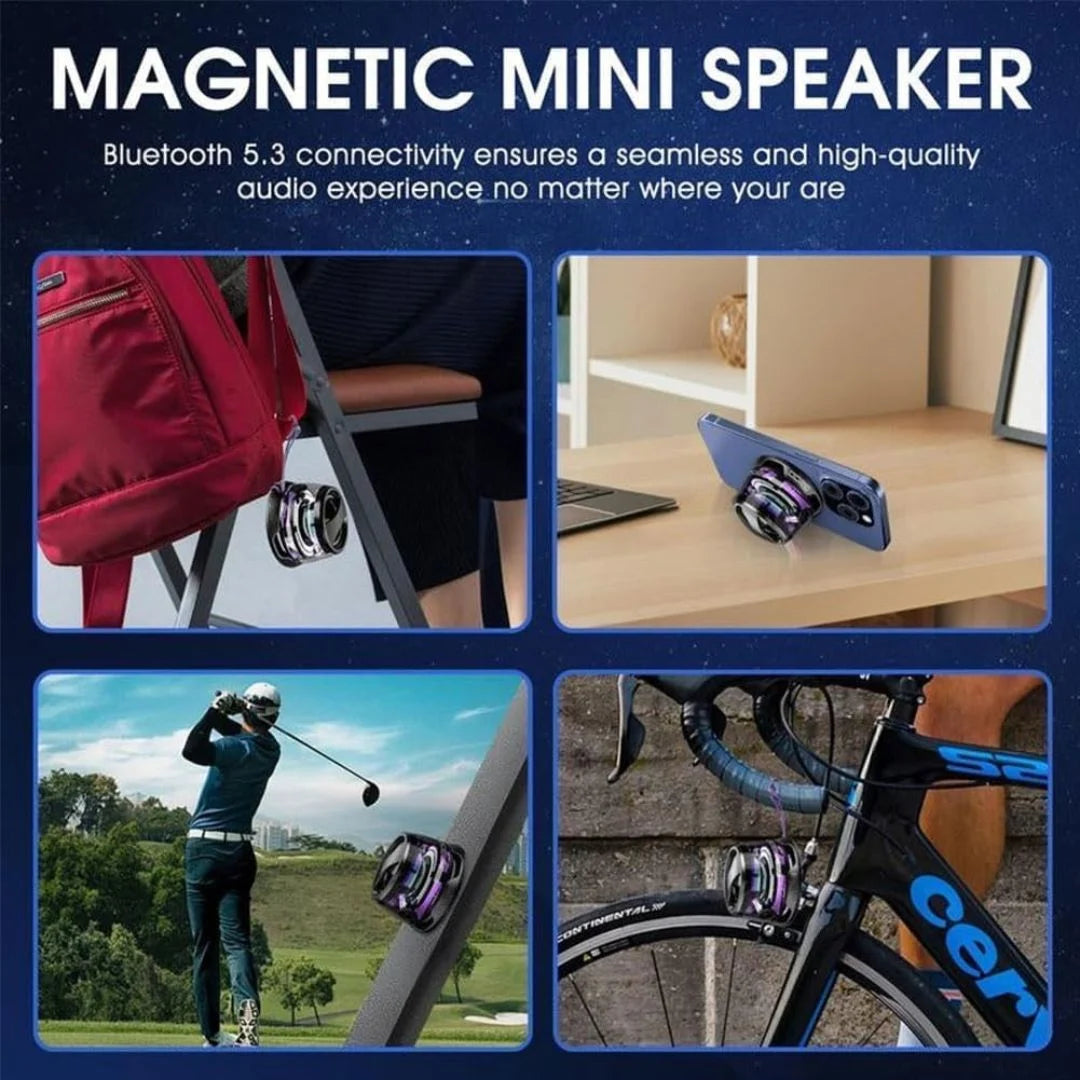 Portable Bluetooth Speaker with RGB Light
