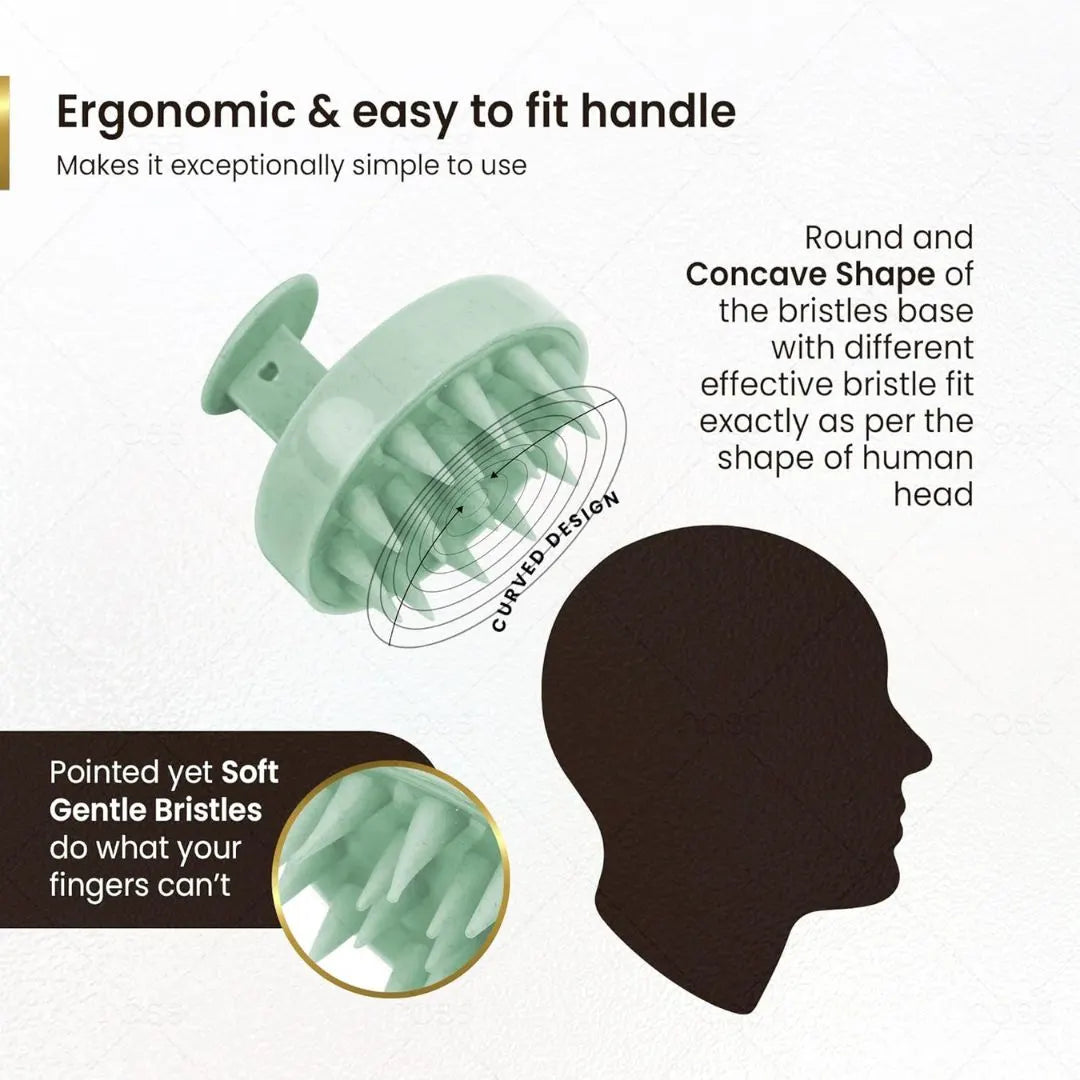 Soft Silicone Scalp Massage Brush