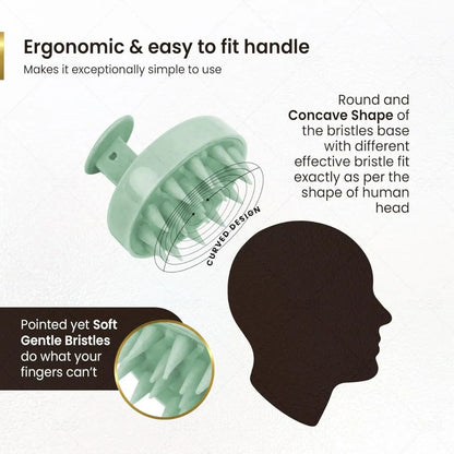 Soft Silicone Scalp Massage Brush