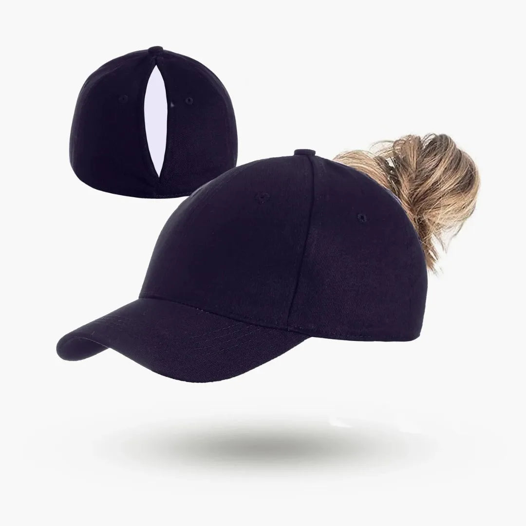 Women's Ponytail Cap Magnetic Suction Self-priming Cap