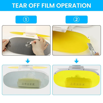 Dual-Lens Anti Glare Visor for Car