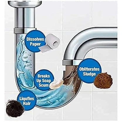 Powerful Sink & Drain Blockage Cleaner Powder (Buy 1 Get 1 Free)