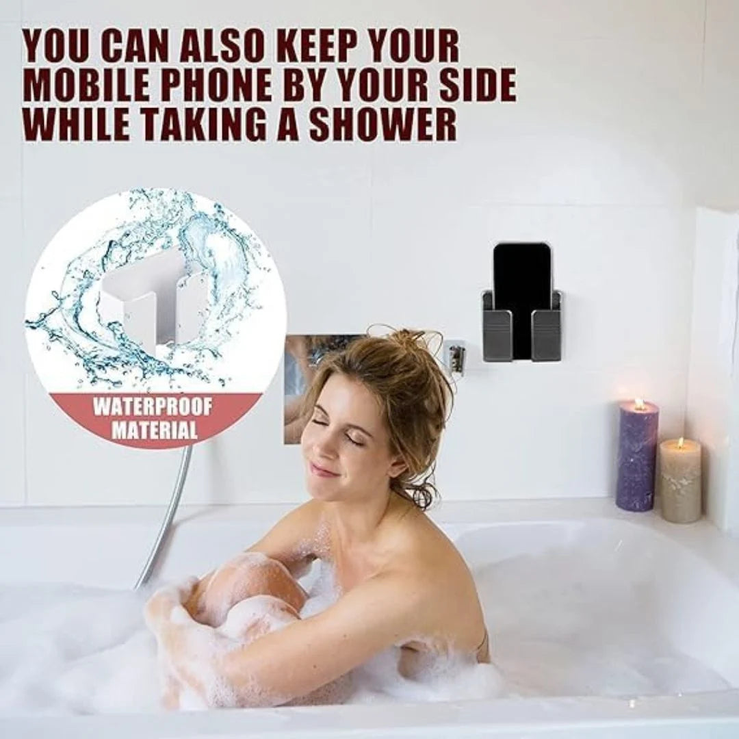 Phone Stand with Self Adhesive Phone Holder for Shower(Buy 1 Get 1 Free)