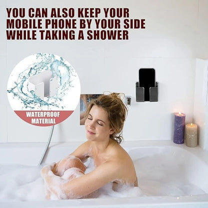 Phone Stand with Self Adhesive Phone Holder for Shower(Buy 1 Get 1 Free)