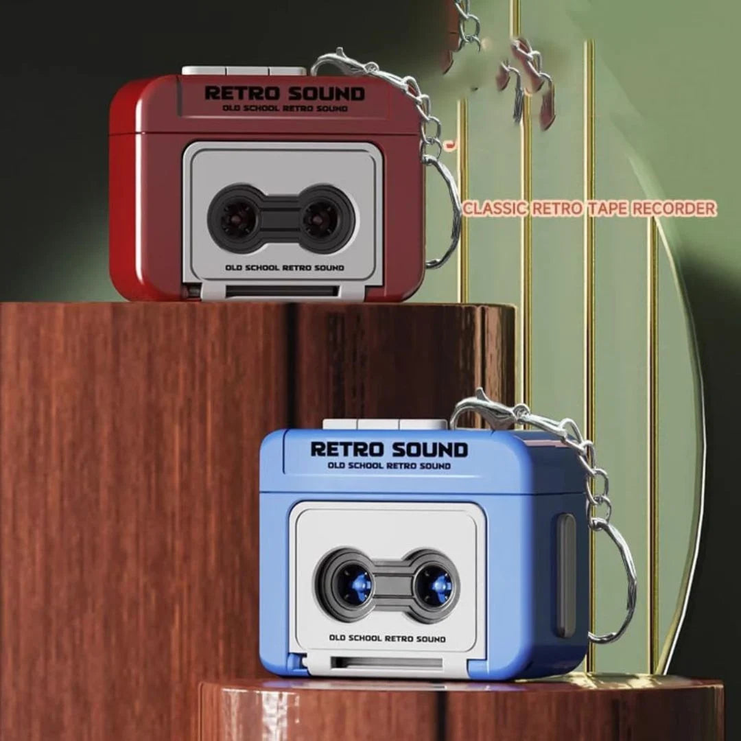 Keychain Retro Sound Mini Voice Recorder Style