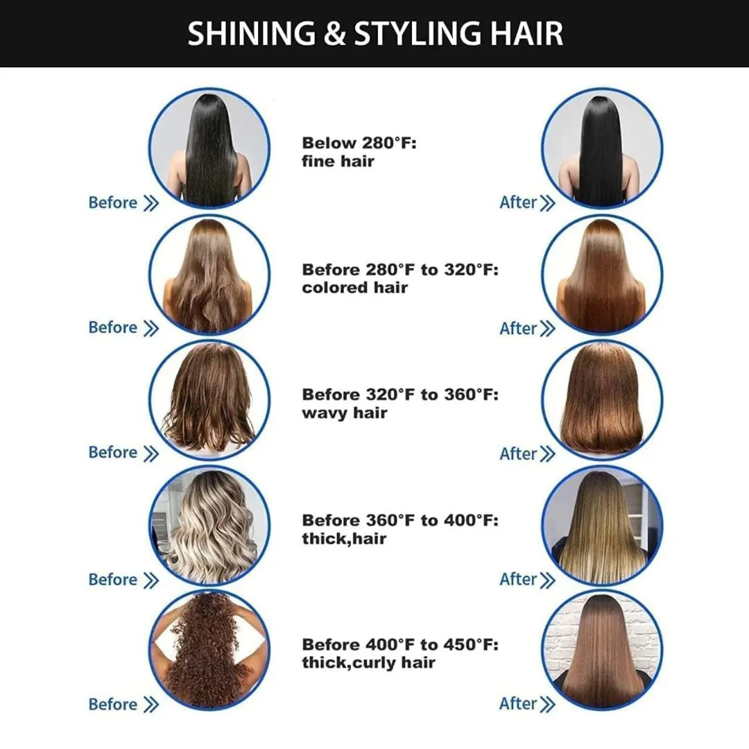 Hair Straightener Comb Brush for Women