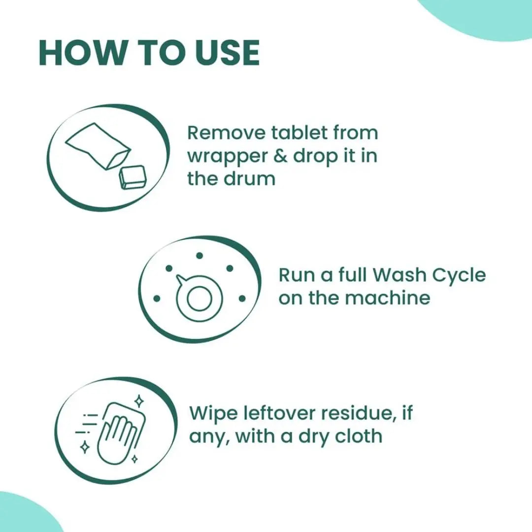 Washing Machine Cleaner & Descaler Tablets