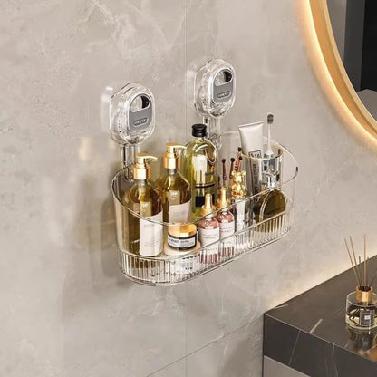 Bathroom Shelf Organizer with Strong Suction Cups