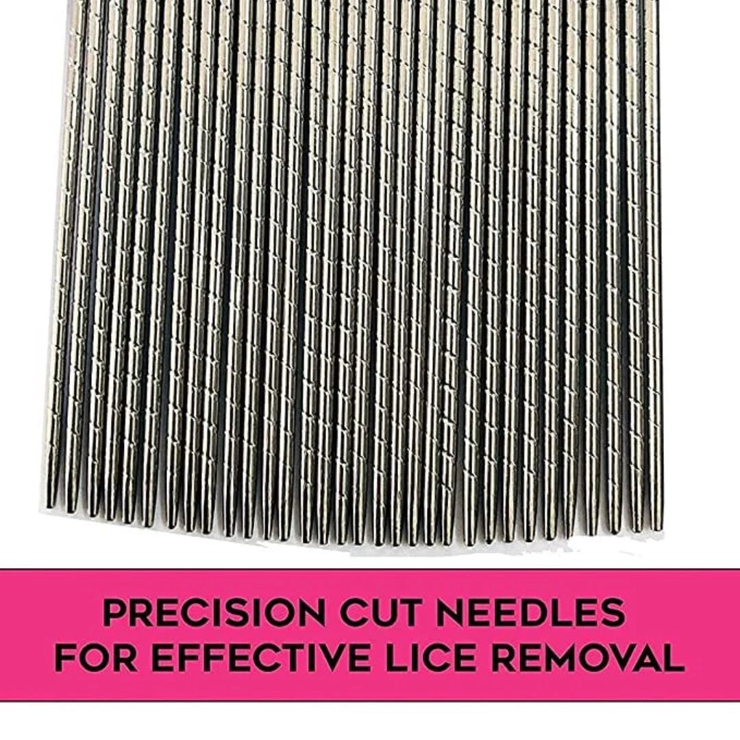 Stainless Steel Lice Comb with Spiral Teeth