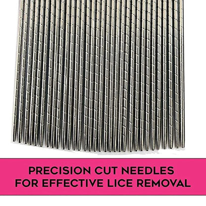 Stainless Steel Lice Comb with Spiral Teeth