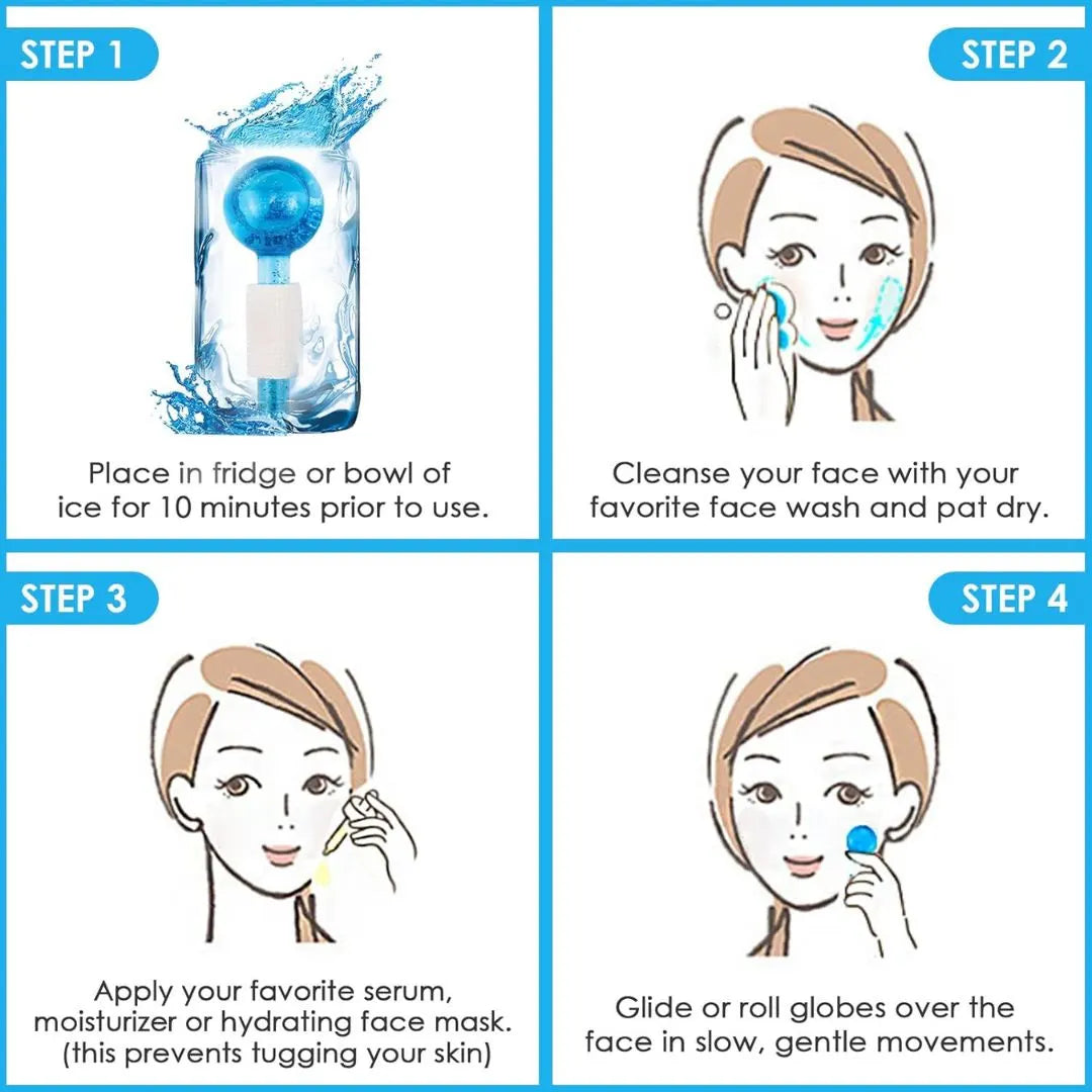 Facial Ice Globe Smart Cool Face Roller Ball