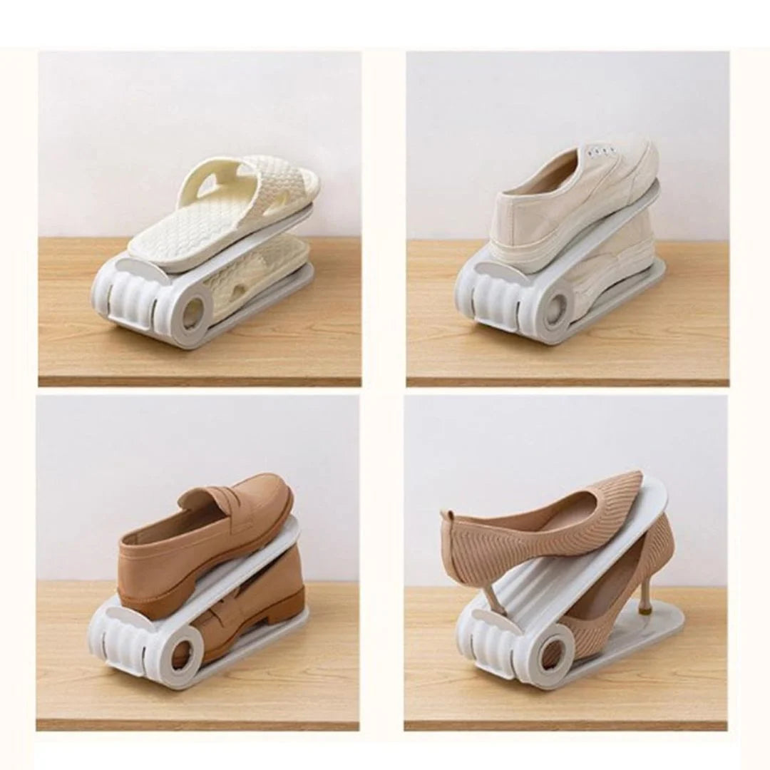 Shoe Slots Space Saver Free Standing Holder