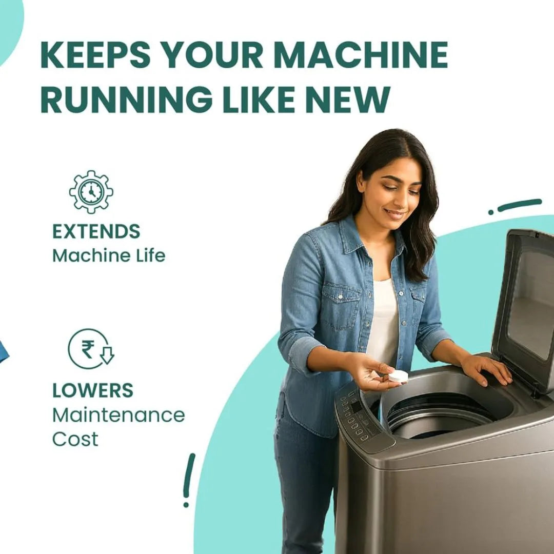 Washing Machine Cleaner & Descaler Tablets