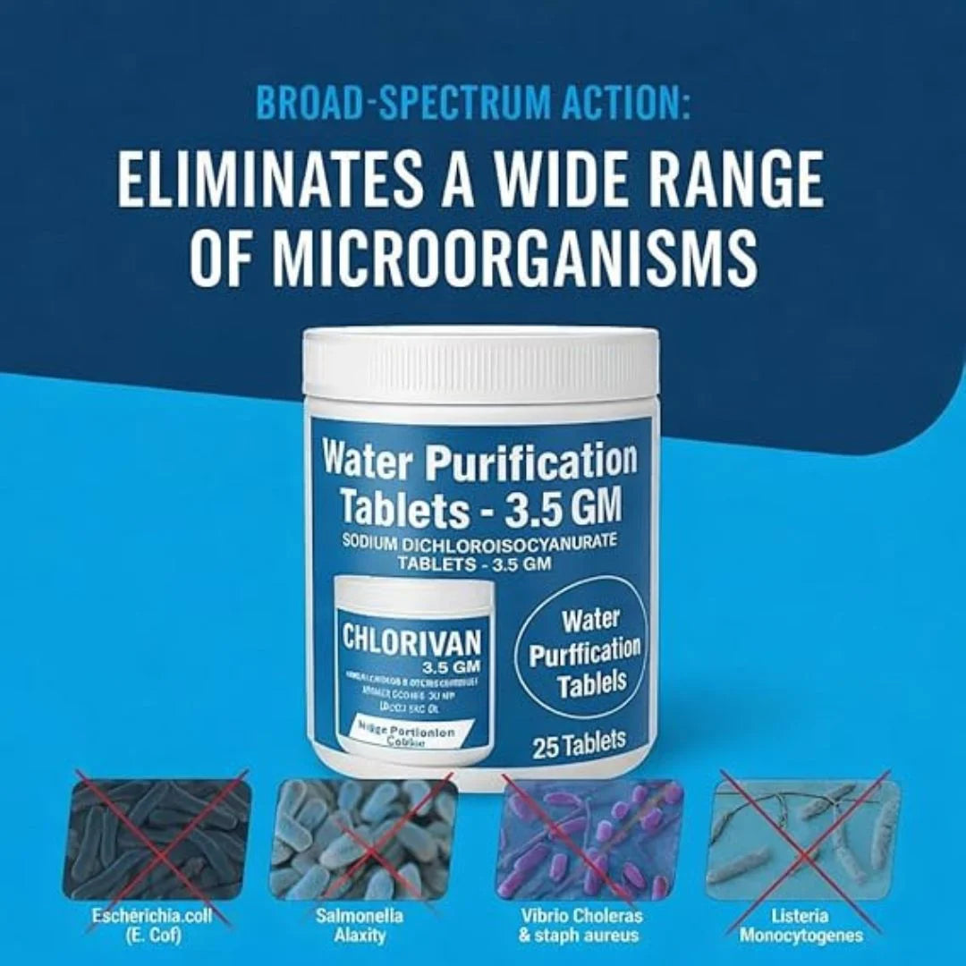 Water purification tablets complete product information