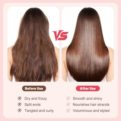 Mini Hair Straightener Brush