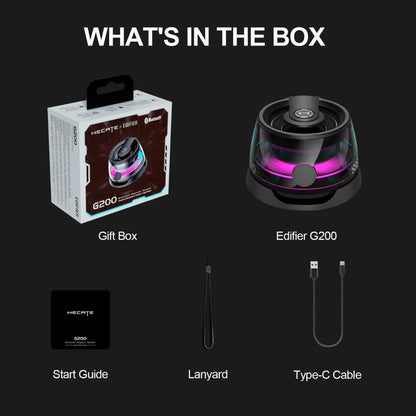 Portable Bluetooth Speaker with RGB Light